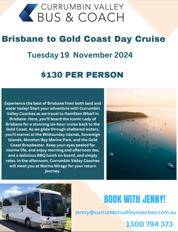 day trips for seniors gold coast